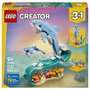 LEGO Creator 3 en 1 Animales Marinos: Hermosos Delfines 31385
