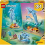 LEGO Creator 3 en 1 Animales Marinos: Hermosos Delfines 31385