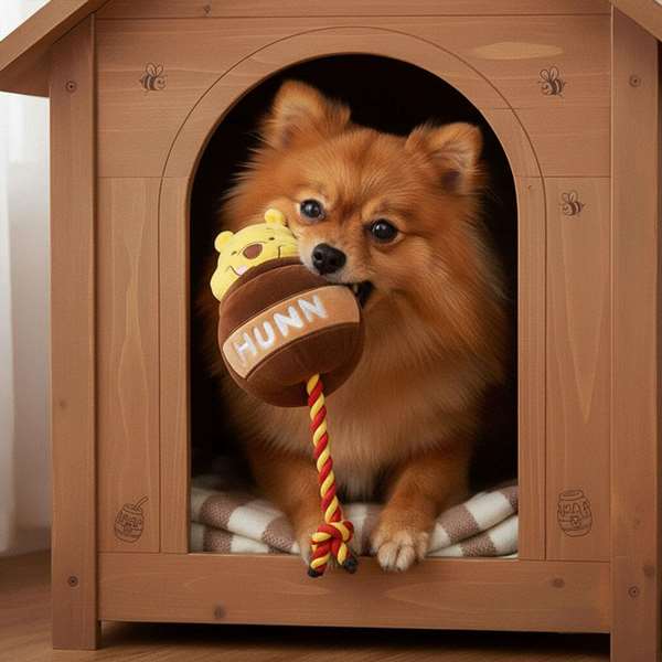 Disney Winnie the Pooh Cuerda dental para perro juguete 40 x 10.5 x 10.5 cm