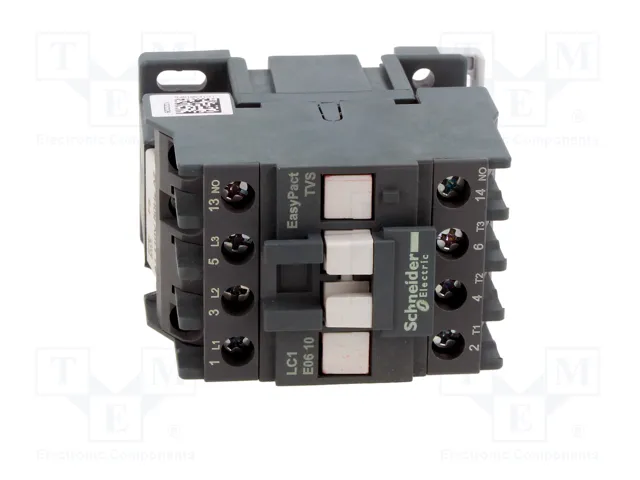 SCHNEIDER ELECTRIC Contactor Easy TeSys 3-polar 6A 110VAC