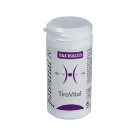 EQUISALUD Tirovital Complemento Alimenticio para el Funcionamiento de la Tiroides con Yodo, Selenio, Vitaminas y Minerales - 60 Cápsulas