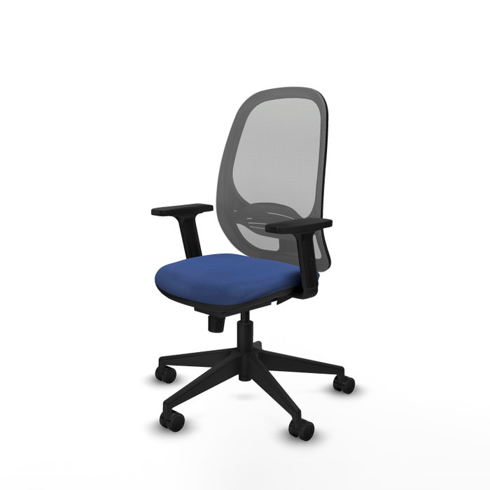 PIQUERAS Y CRESPO Silla de oficina Cilanco con mecanismo Sincro, Azul marino y Gris PIQUERAS Y CRESPO Silla de oficina Cilanco con mecanismo Sincro, Azul marino y Gris
