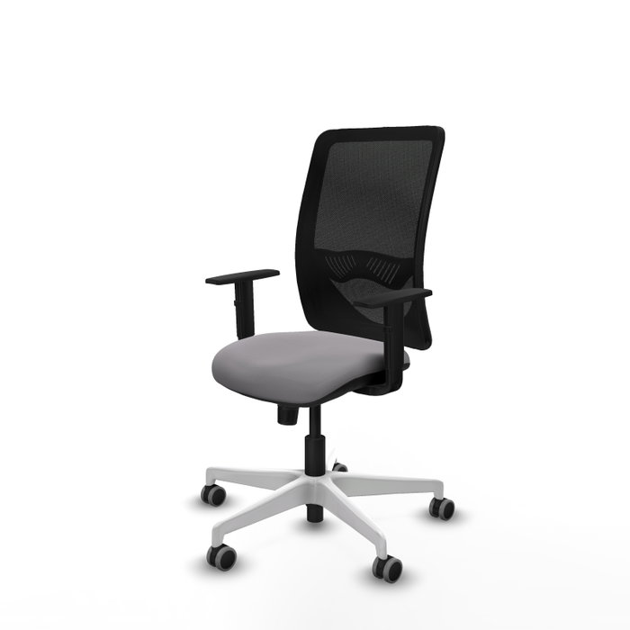 PIQUERAS Y CRESPO Silla de oficina Zulema con mecanismo Sincro Gris