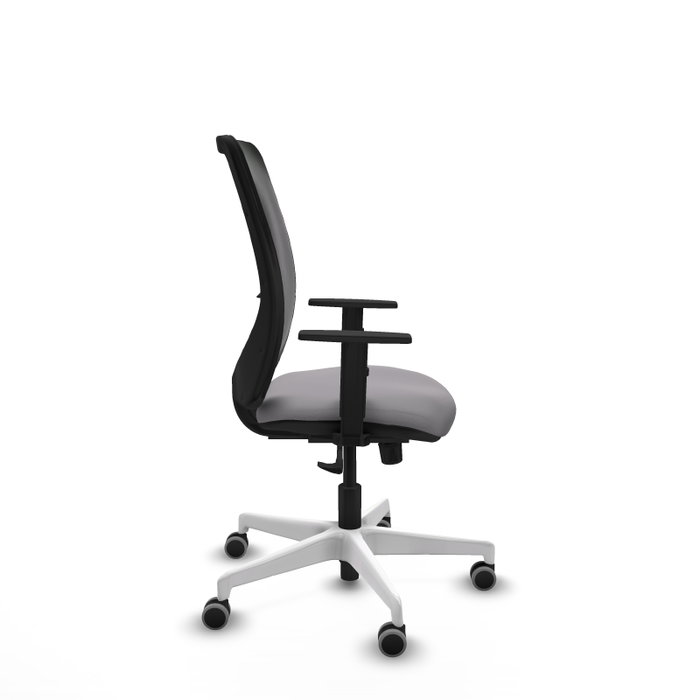 PIQUERAS Y CRESPO Silla de oficina Zulema con mecanismo Sincro Gris