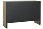 DKD Home Decor Buffet Sixties Marron Abeto y Metal 120 x 35 x 80 cm