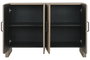 DKD Home Decor Buffet Sixties Marron Abeto y Metal 120 x 35 x 80 cm