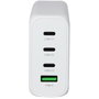 ALLNET Cargador de red GaN 130W con 1x USB-A QC y 3x USB-C PD (EU PLUG)