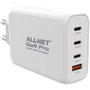 ALLNET Cargador de red GaN 130W con 1x USB-A QC y 3x USB-C PD (EU PLUG)