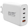 ALLNET Cargador USB-C PD GaN 130W con 1x USB-A QC y 3x USB-C, Enchufe EU