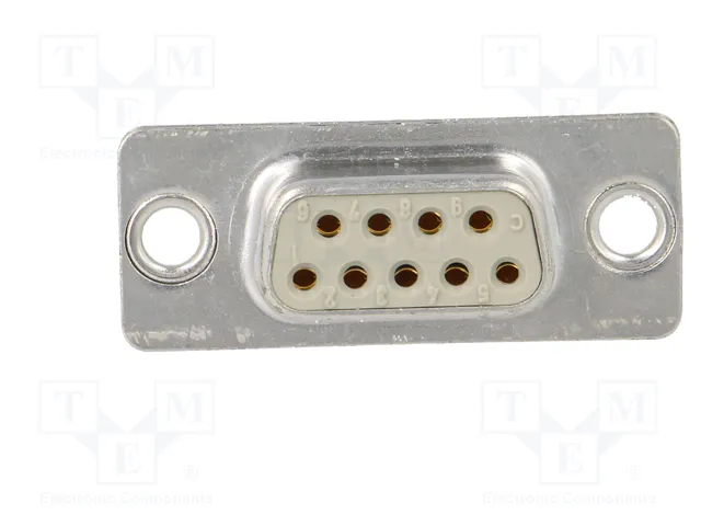 HARTING Conector D-Sub de 9 pines hembra para transferencia de datos