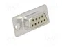 HARTING Conector D-Sub de 9 pines hembra para transferencia de datos