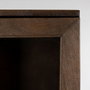 Ixia Vitrina de Salón Marrón de Madera de Mango 40 x 40 x 180 cm