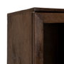 Ixia Vitrina de Salón Marrón de Madera de Mango 40 x 40 x 180 cm