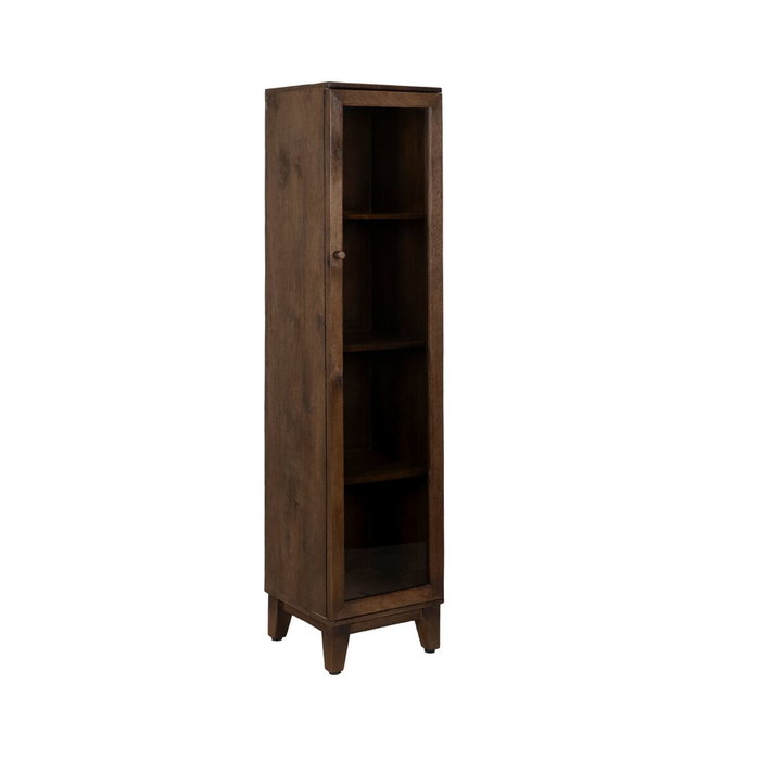 Ixia Vitrina de Salón Marrón de Madera de Mango 40 x 40 x 180 cm Ixia Vitrina de Salón Marrón de Madera de Mango 40 x 40 x 180 cm