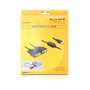 DeLOCK Adaptador USB 2.0 tipo A a 2 x Serial DB9 RS-232 Negro