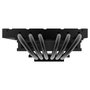 Alpenföhn Black Ridge Ventilador CPU 92 mm PWM, Compatible Intel/AMD, Flujo de Aire 80.03 m³/h, Negro