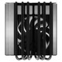 Alpenföhn Black Ridge Ventilador CPU 92 mm PWM, Compatible Intel/AMD, Flujo de Aire 80.03 m³/h, Negro