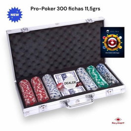 ROYMART Maleta de Aluminio Juego Póker 300 Fichas
