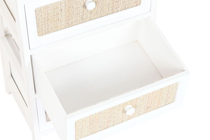 DKD Home Decor Cajonera Cottage Blanco 29 x 73 x 40 cm