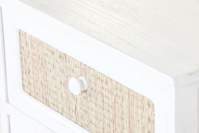 DKD Home Decor Cajonera Cottage Blanco 29 x 73 x 40 cm