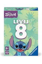 Ravensburger Juego de Cartas Level 8 Stitch Disney para 2-6 Jugadores +8 años, Gana quien complete 8 niveles