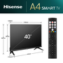 Hisense 40A4N Smart TV Full HD 40 Pulgadas Negro