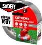 Sader Adhesivo Extrafuerte AAAVH55019 para Reparación Multiusos Extremo, 20 m x 50 mm, Gris, Interior y Exterior para Todo Tipo de Superficies, Fácil de Cortar