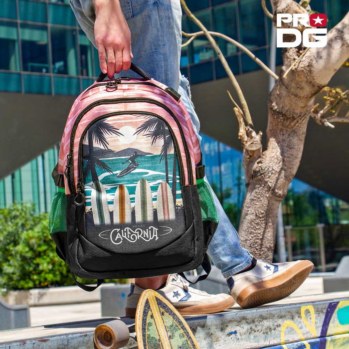 Pro-Dg Mochila Running PLUS California PRO-DG Multicolor, 32L, Ripstop, Puerto USB, con Respaldo Acolchado Pro-Dg Mochila Running PLUS California PRO-DG Multicolor, 32L, Ripstop, Puerto USB, con Respaldo Acolchado