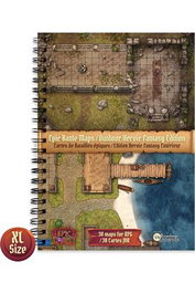 Sas Trade Invaders Libro Tablero de Juego Epic Forge Heroic Fantasy Exterior (30 Mapas XL) Tapas Duras