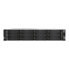 QNAP TS-h1277AXU-RP Rack NAS, 12 Bahías 2U, Procesador AMD 6 núcleos hasta 5.1 GHz, 16 GB DDR5 (ampliable a 128 GB), 2x2.5GbE, 2x10GbE, 3xPCIe