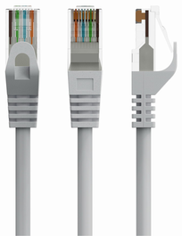 Gembird PP6U-1M Cable de red Cat6 U/UTP de 1m Gris