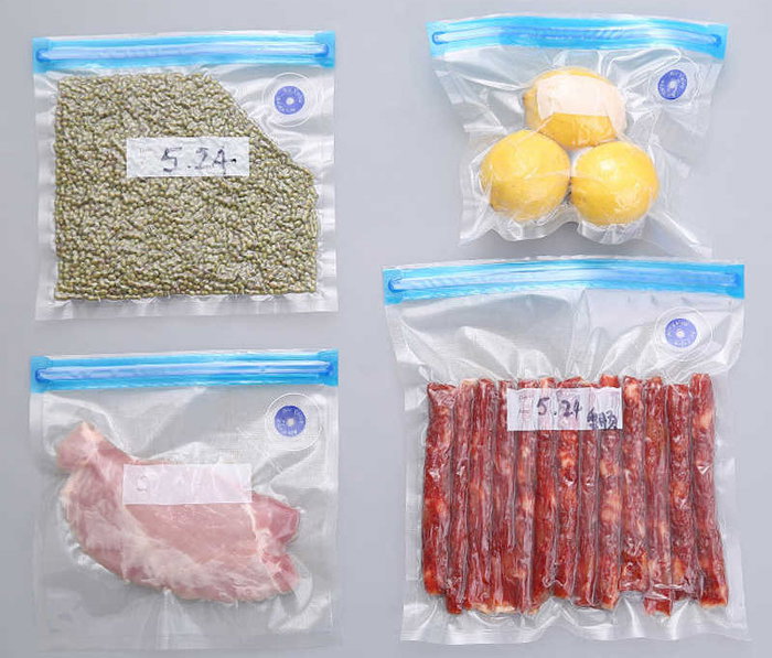 Quttin Set 6 Bolsas Comida Reutilizables para Vacío 21x22 cm (24 Cajas)