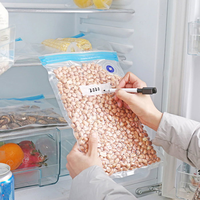 Quttin Set 6 Bolsas Comida Reutilizables para Vacío 21x22 cm (24 Cajas)