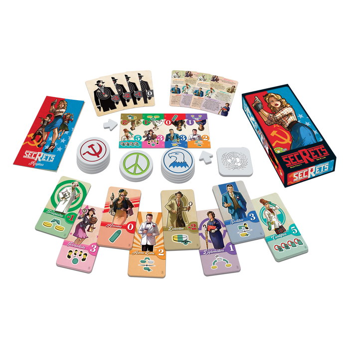 Asmodee Secrets - Juego de Mesa de Cartas y Espías, Edad 10+, 4-8 Jugadores, Duración 15-35 min, Idioma Español Asmodee Secrets - Juego de Mesa de Cartas y Espías, Edad 10+, 4-8 Jugadores, Duración 15-35 min, Idioma Español