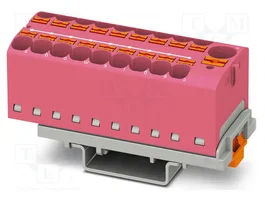 PHOENIX CONTACT PTFIX 10/18X4-NS35 PK Conector de carril de 19 bornas