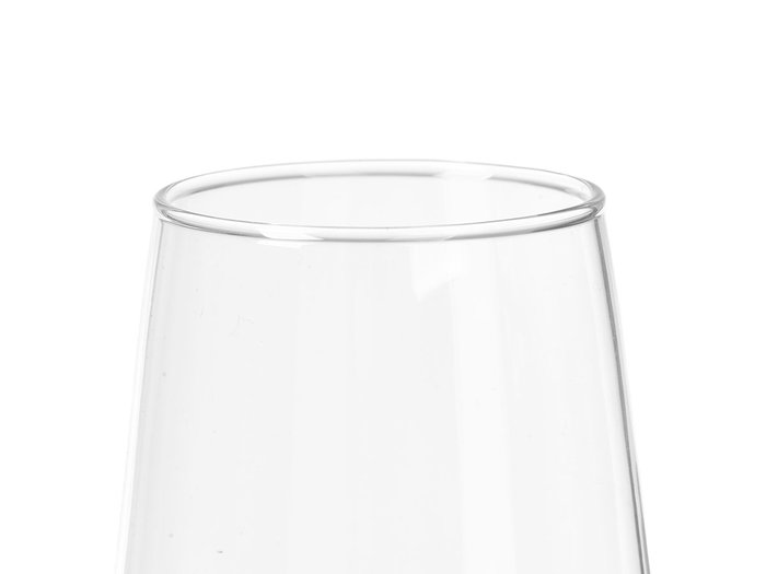 VIVALTO Copa Conica Transparente Vidrio 400 ml 8 x 23.5 x 8 cm (Set de 24)