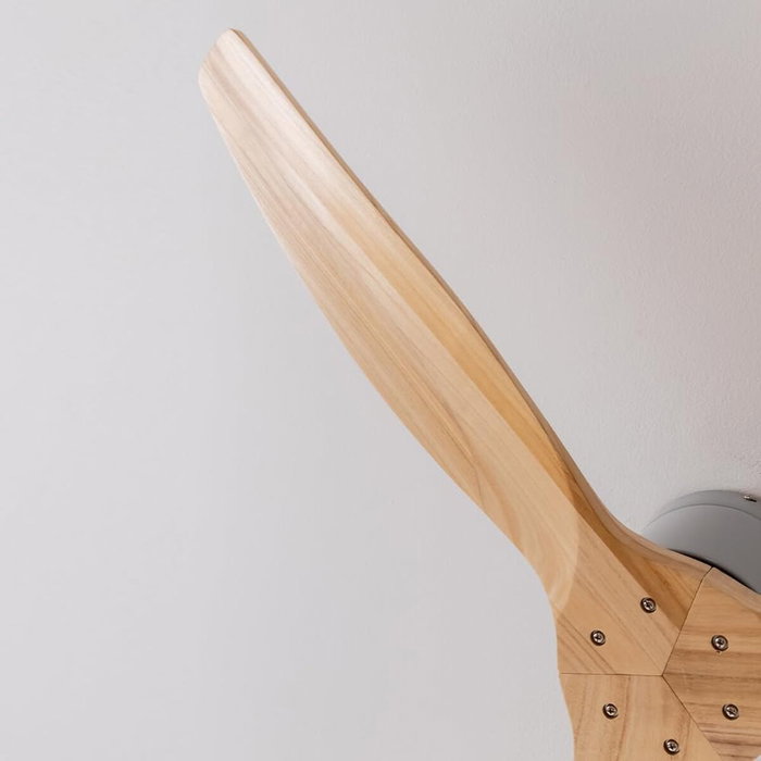 Cecotec Ventilador de Techo EnergySilence Aero 5400 Classic 40W Ø132cm Madera Hierro 3 Aspas