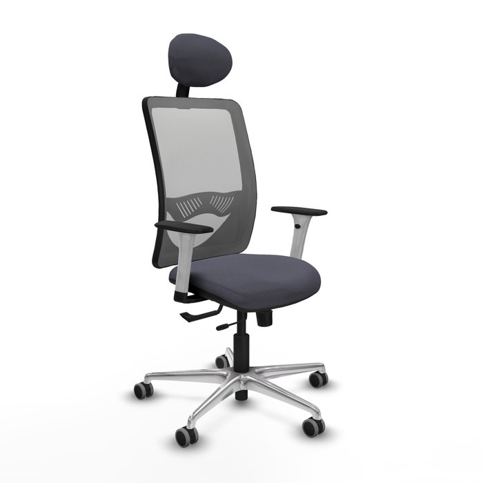 PIQUERAS Y CRESPO Silla de oficina Zulema con mecanismo Sincro/Traslack, Gris PIQUERAS Y CRESPO Silla de oficina Zulema con mecanismo Sincro/Traslack, Gris