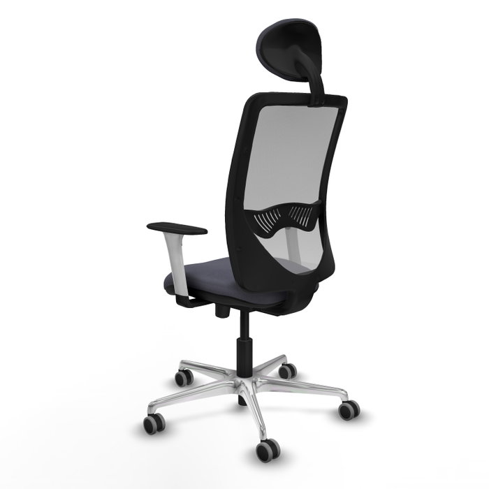 PIQUERAS Y CRESPO Silla de oficina Zulema con mecanismo Sincro/Traslack, Gris PIQUERAS Y CRESPO Silla de oficina Zulema con mecanismo Sincro/Traslack, Gris