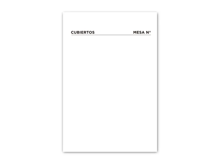 Liderpapel Talonario Camarero Mesa Octavo Original y Copia