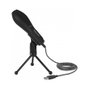 DeLOCK 65939 Micrófono USB Omnidireccional con Soporte de Sobremesa