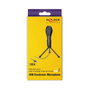 DeLOCK 65939 Micrófono USB Omnidireccional con Soporte de Sobremesa