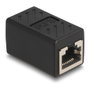 DeLOCK Adaptador RJ50 hembra a hembra negro