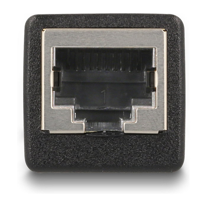 DeLOCK Adaptador RJ50 hembra a hembra negro
