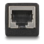 DeLOCK Adaptador RJ50 hembra a hembra negro