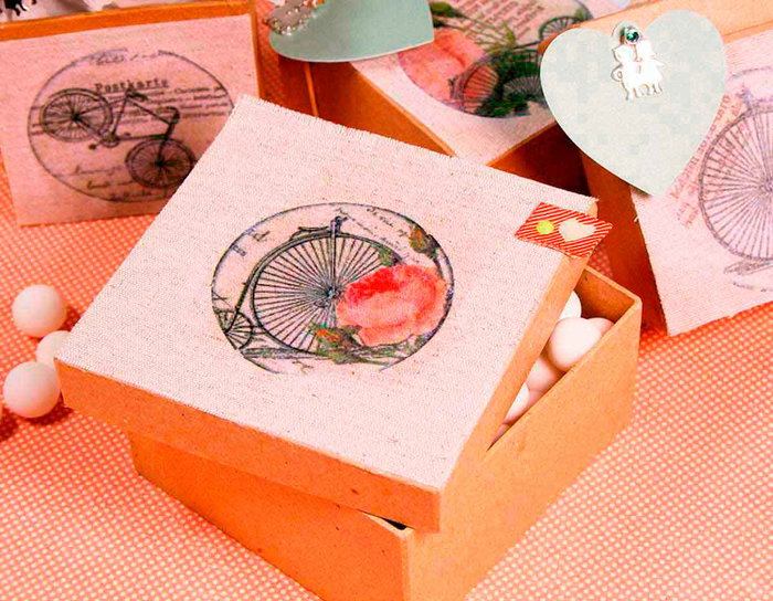 Innspiro Set de 3 cajas de papel maché rectangulares