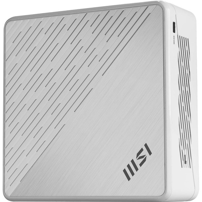 MSI Cubi 5 1M-439BEU Mini PC Barebone, Intel Core i5-120U, 10 núcleos, hasta 64GB RAM, M.2 SSD, 2.5", Wi-Fi 6E, BT 5.3, Thunderbolt 4, Blanco, sin SO