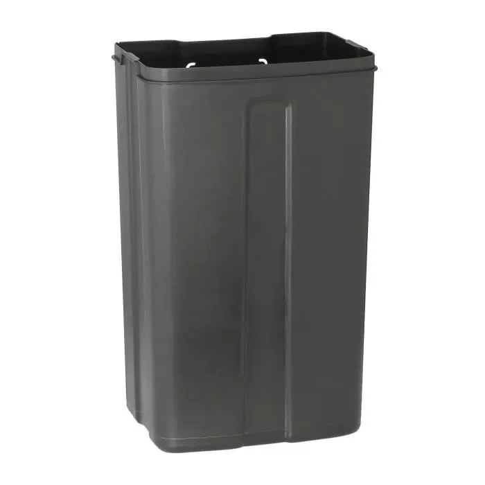 Kitchen Move Cubo de basura con pedal GREENWICH - 40L - Acero inoxidable