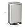 Kitchen Move Cubo de basura con pedal GREENWICH - 40L - Acero inoxidable