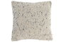 DKD Home Decor India lino 1c25 Cojin Tradicional Crema Negro 8 x 50 x 50 cm (2 Unidades)